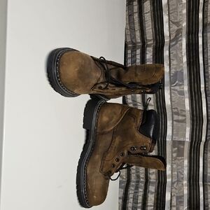 Red Wing Shoes Brown Leather Ankle Boots